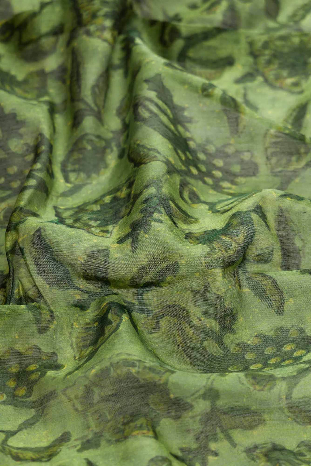 Green Dual Tone Chanderi Silk Saree