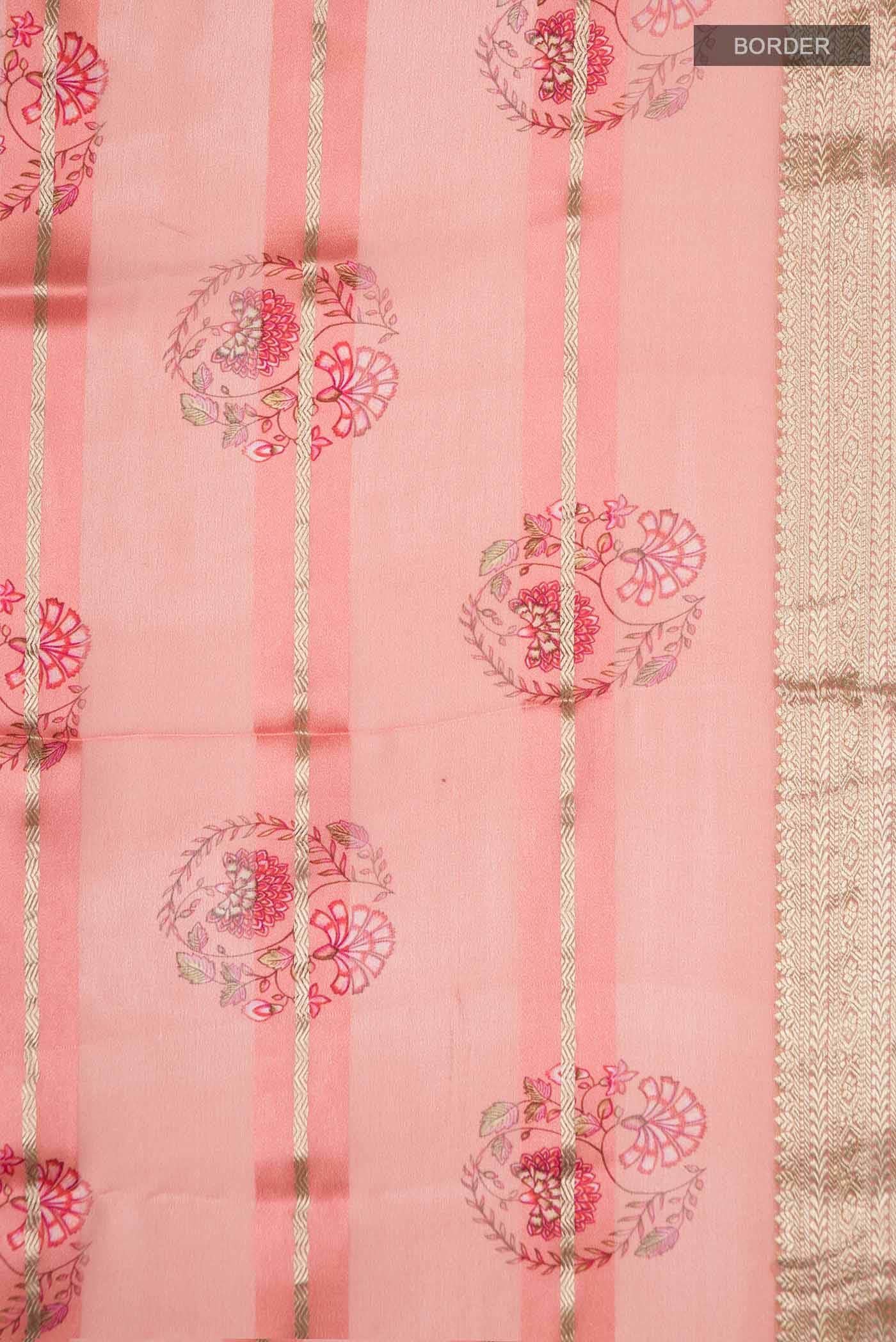 Coral Mysore Georgette Saree