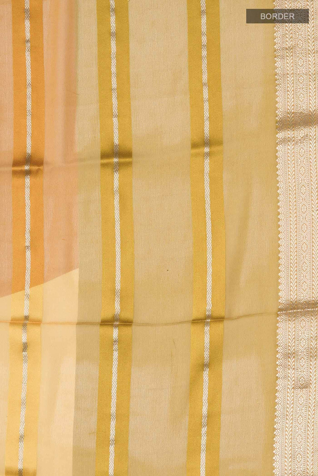 Mustard Georgette Saree