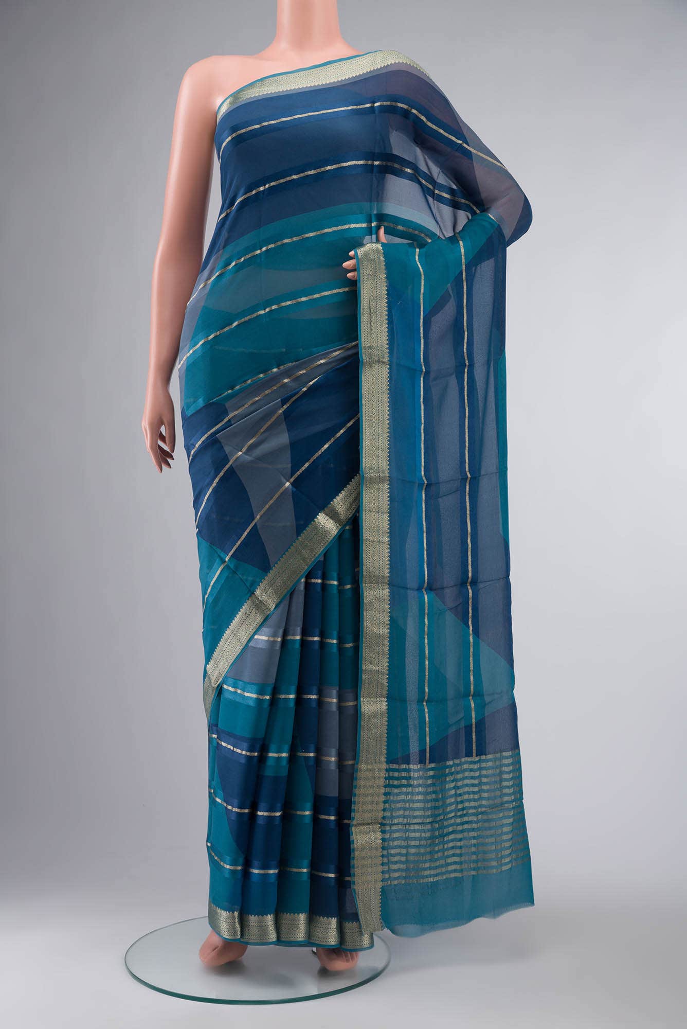 Multi Georgette Saree