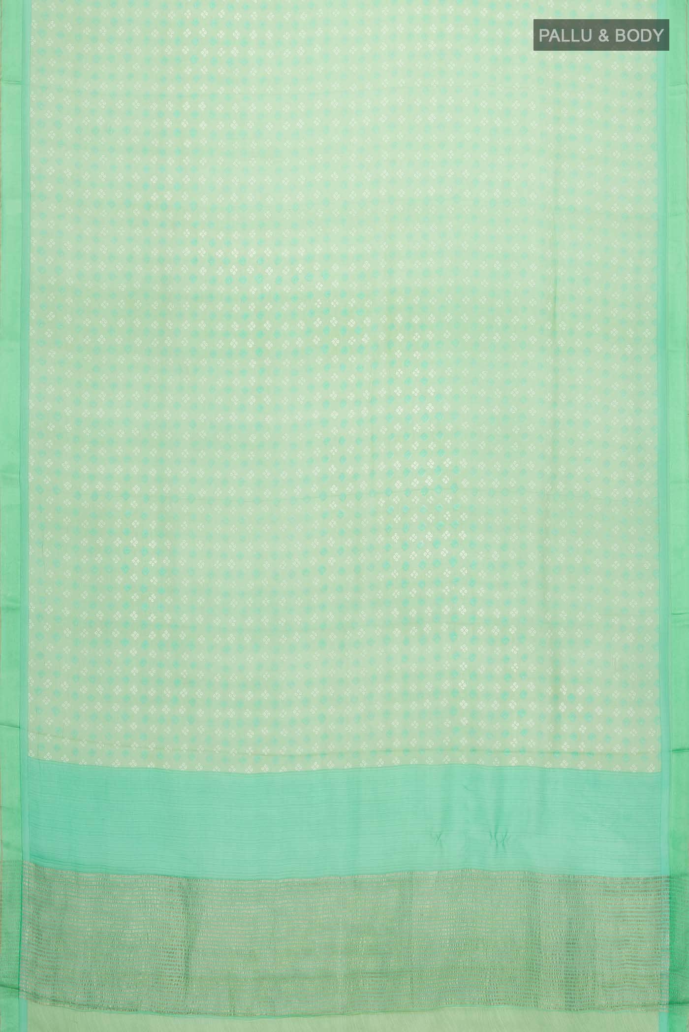Green Mysore Chiffon Saree