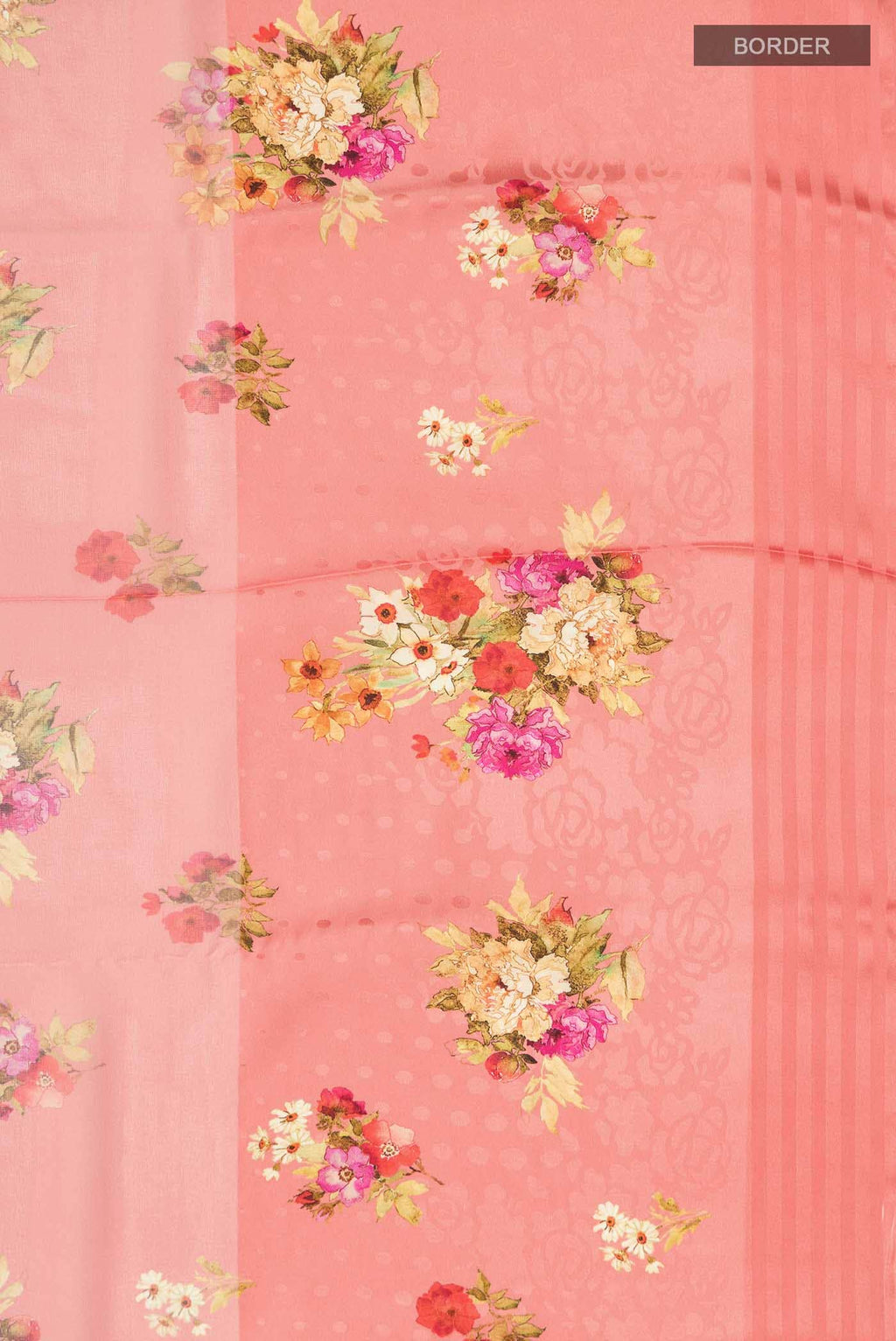 Coral Mysore Georgette Saree