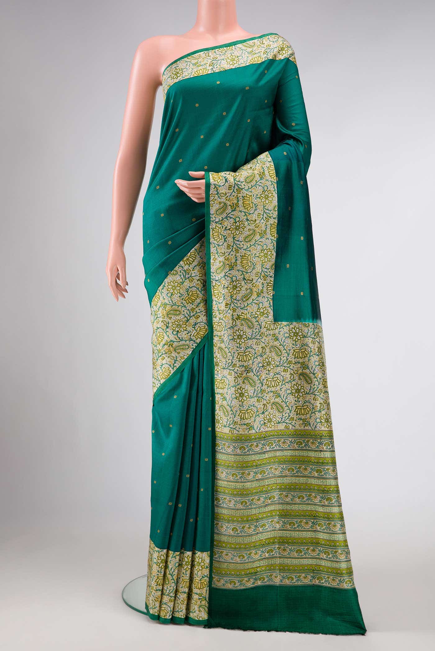 Green Kanchipuram Silk Saree