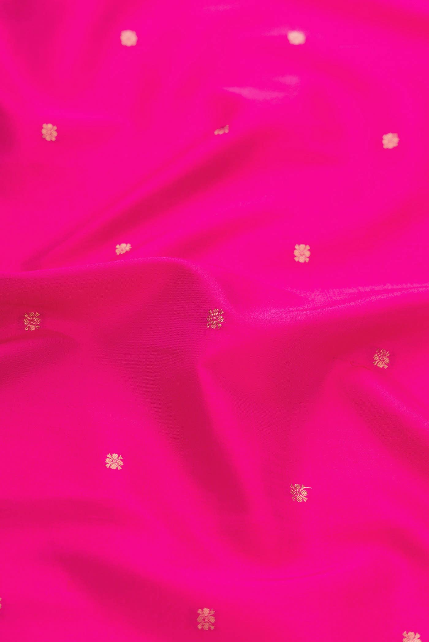 Pink Dual Tone Kanchipuram Silk Saree