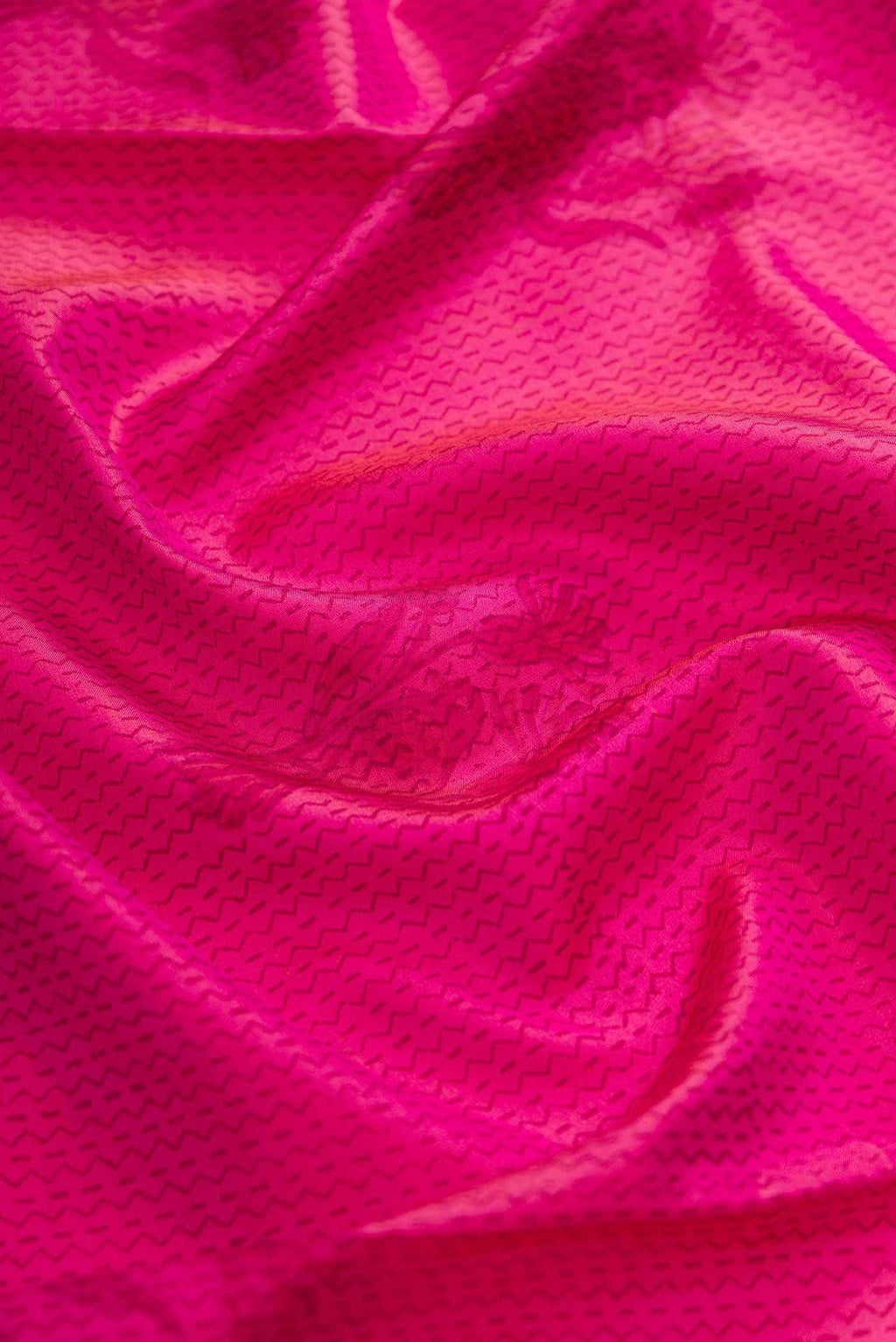 Dark Pink Dual Tone Kanchipuram Silk Saree