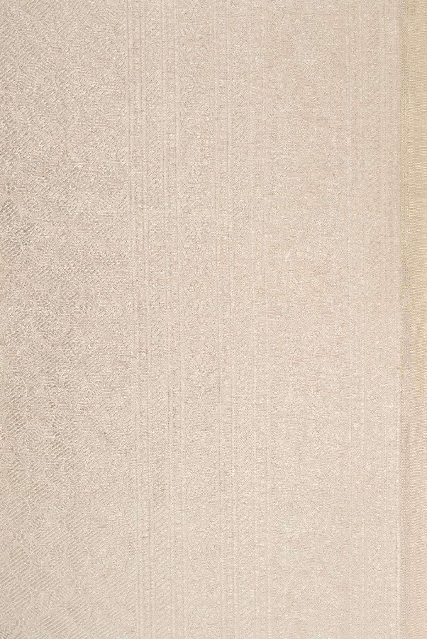 Dark Beige Banarasi Silk Saree