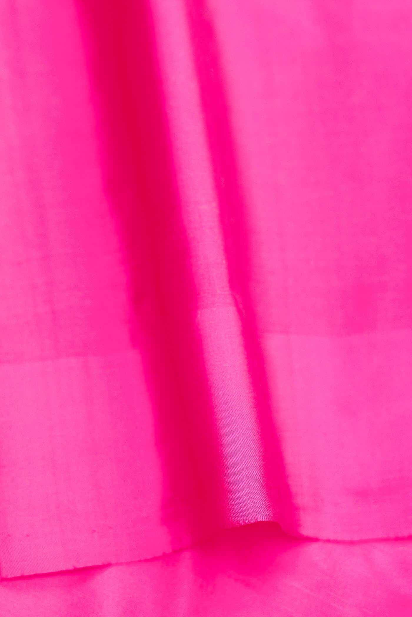 Pure Silk Pure Zari Maroon Dual Tone Banarasi Saree