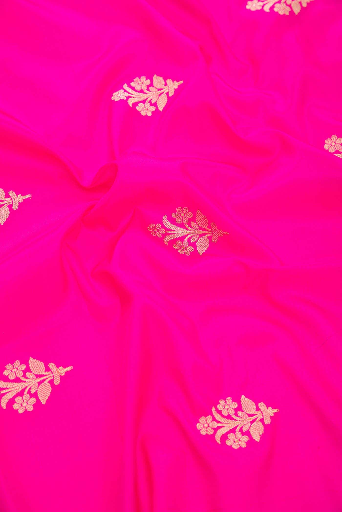 Pink Kanchipuram Silk Dress Material