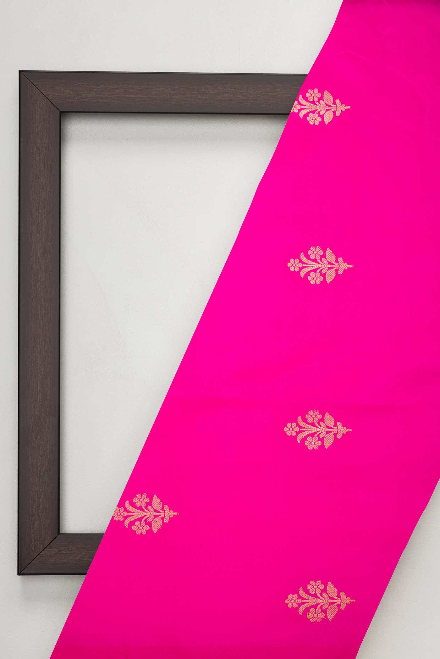Pink Kanchipuram Silk Dress Material