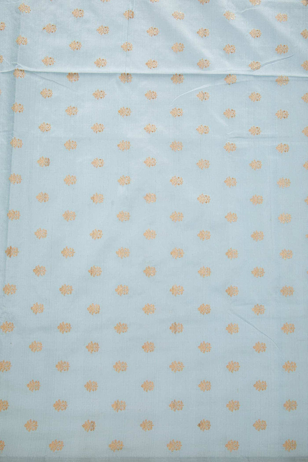 Grey Kanchipuram Silk Dress Material