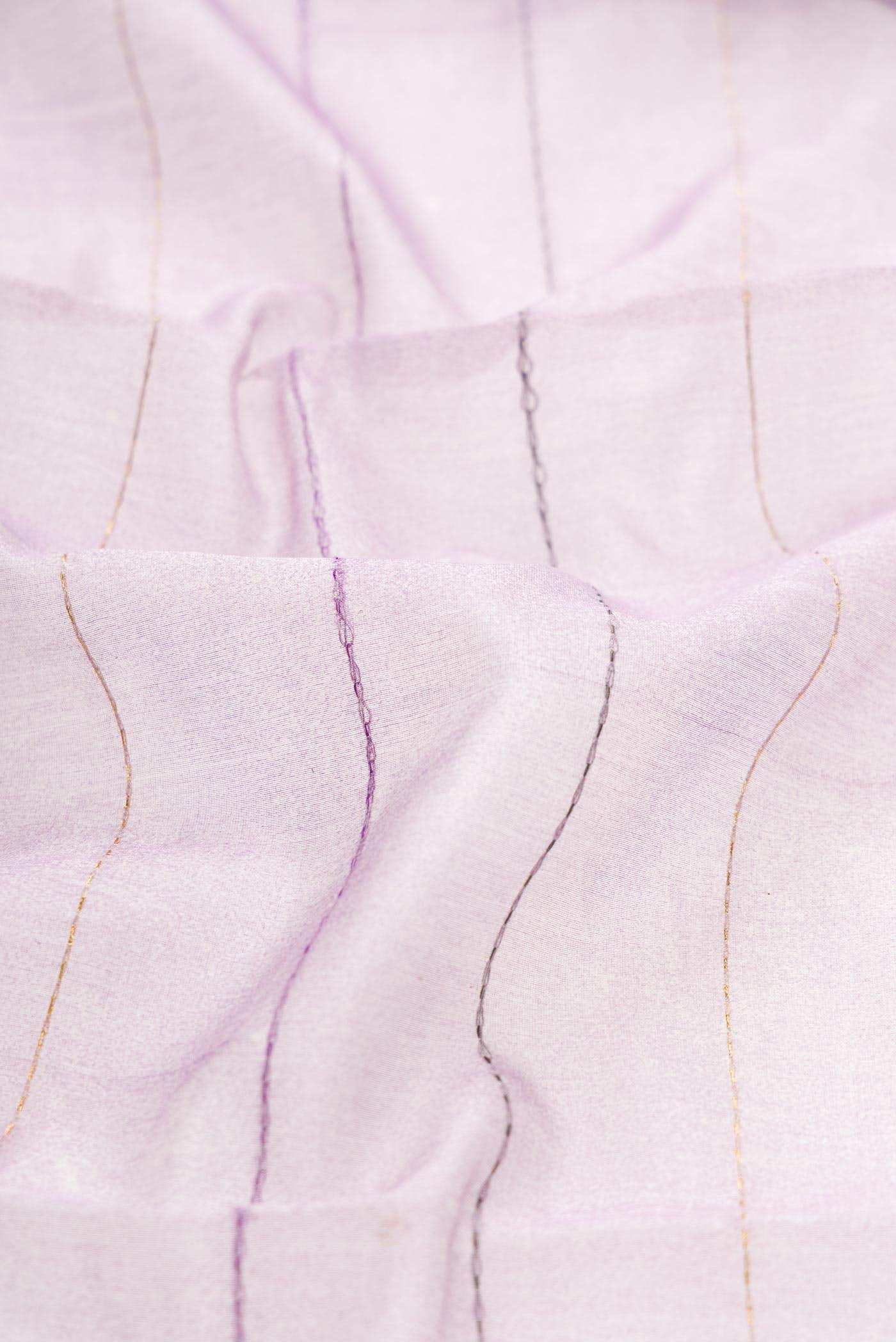 Lavender Dual Tone Tussar Silk Saree