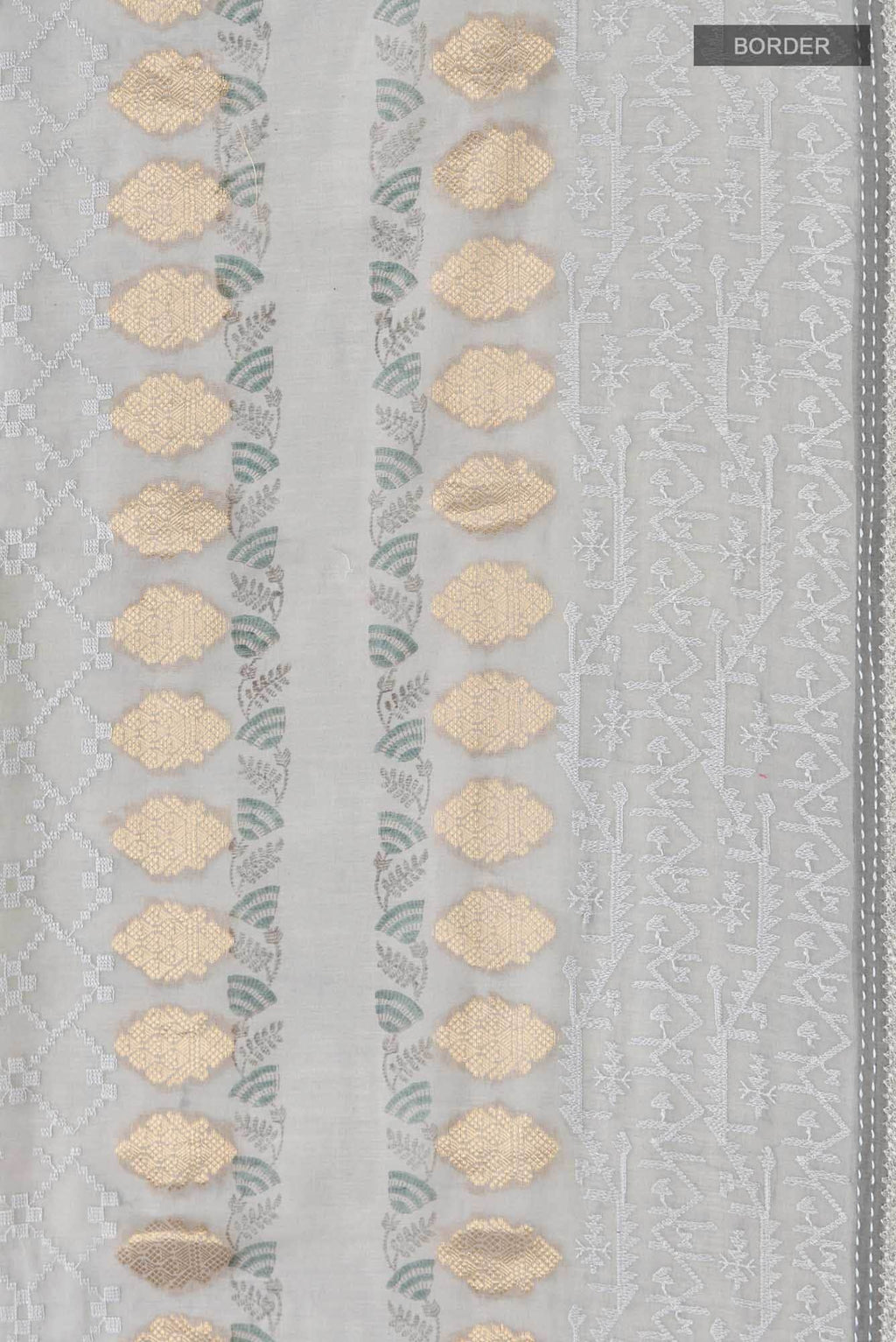 Grey Silk Cotton Saree