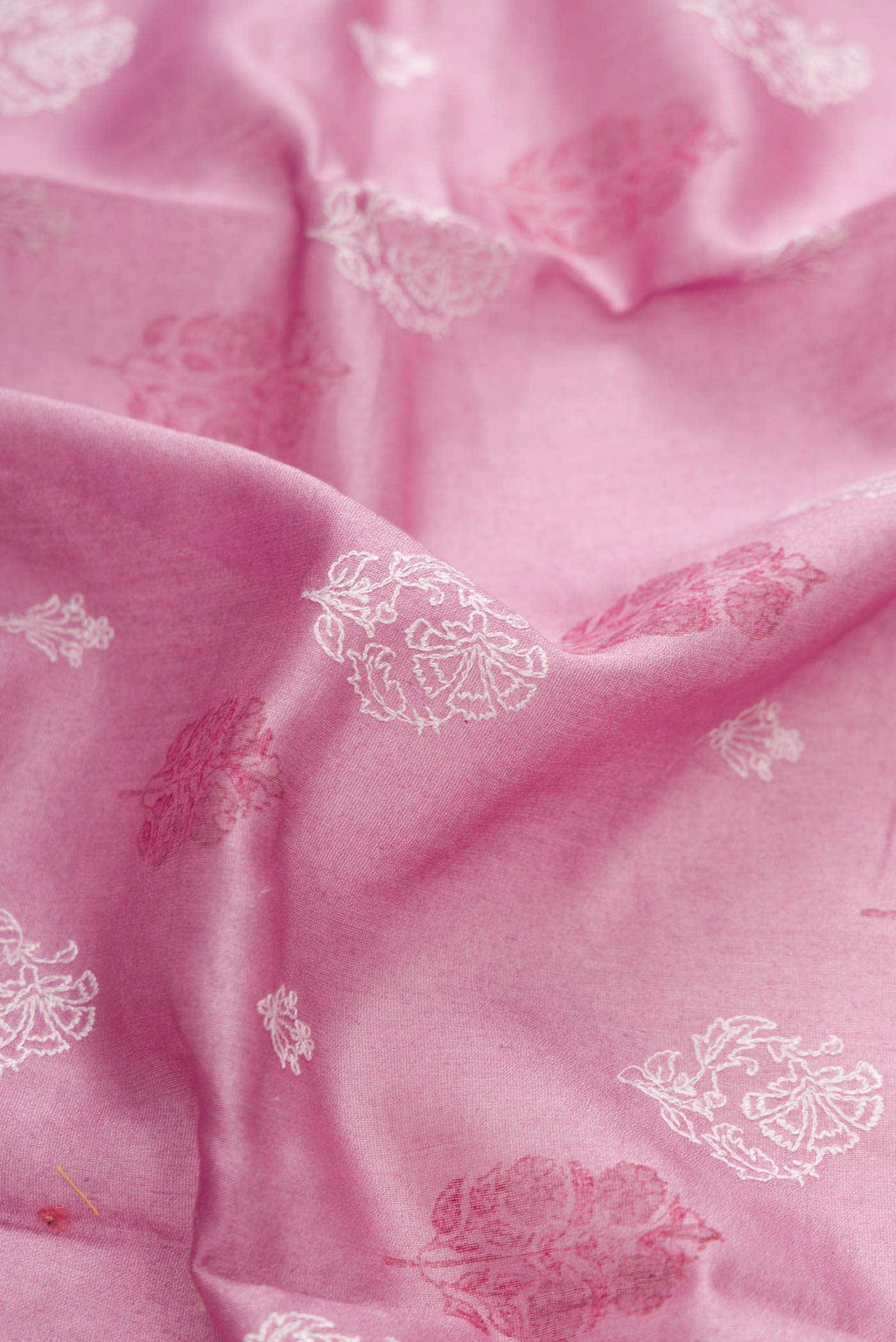 Lavender Tussar Silk Saree