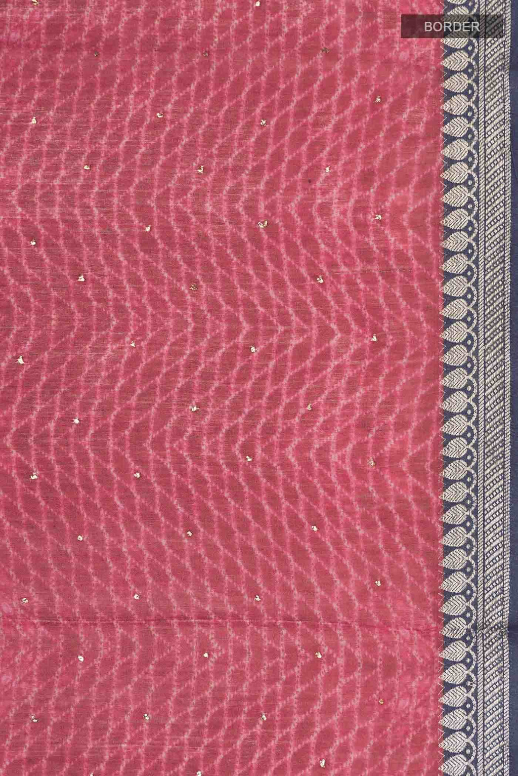 Red Tussar Silk Saree