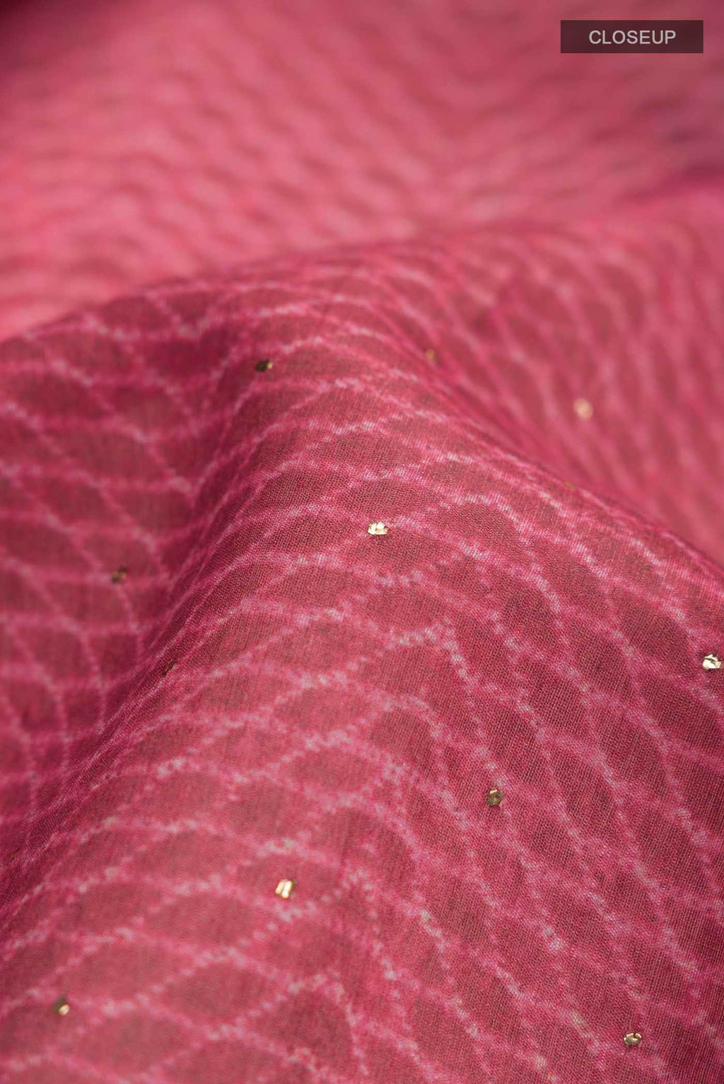 Red Tussar Silk Saree