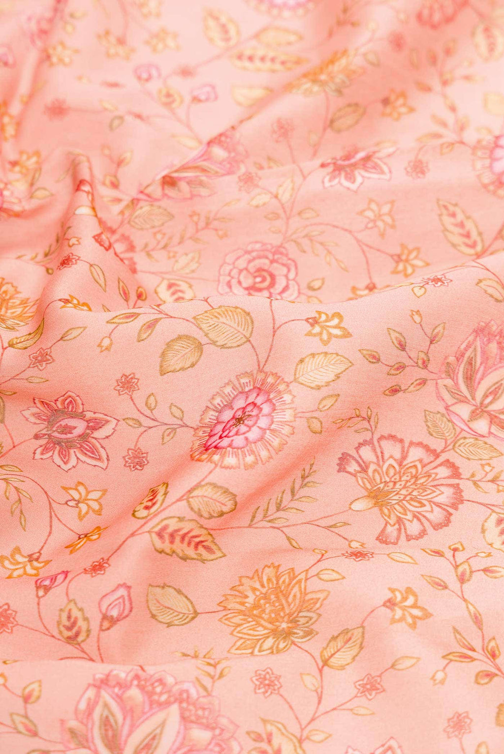 Peach Dual Tone Chanderi Silk Saree