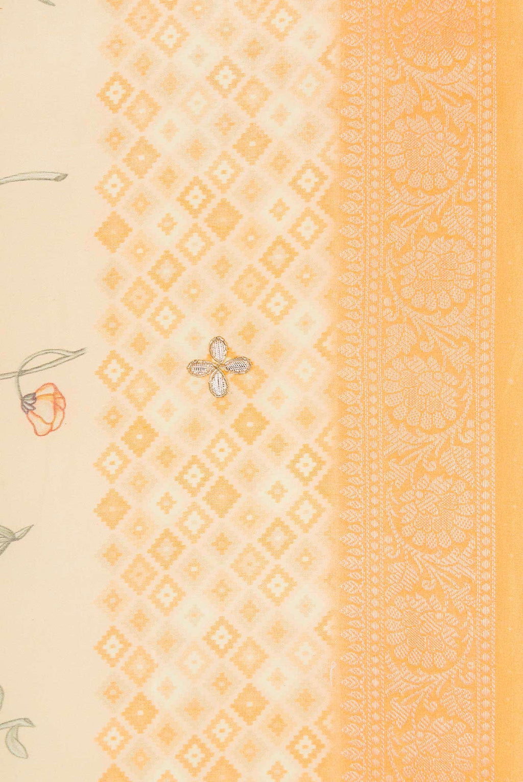 Sandal Chanderi Silk Saree
