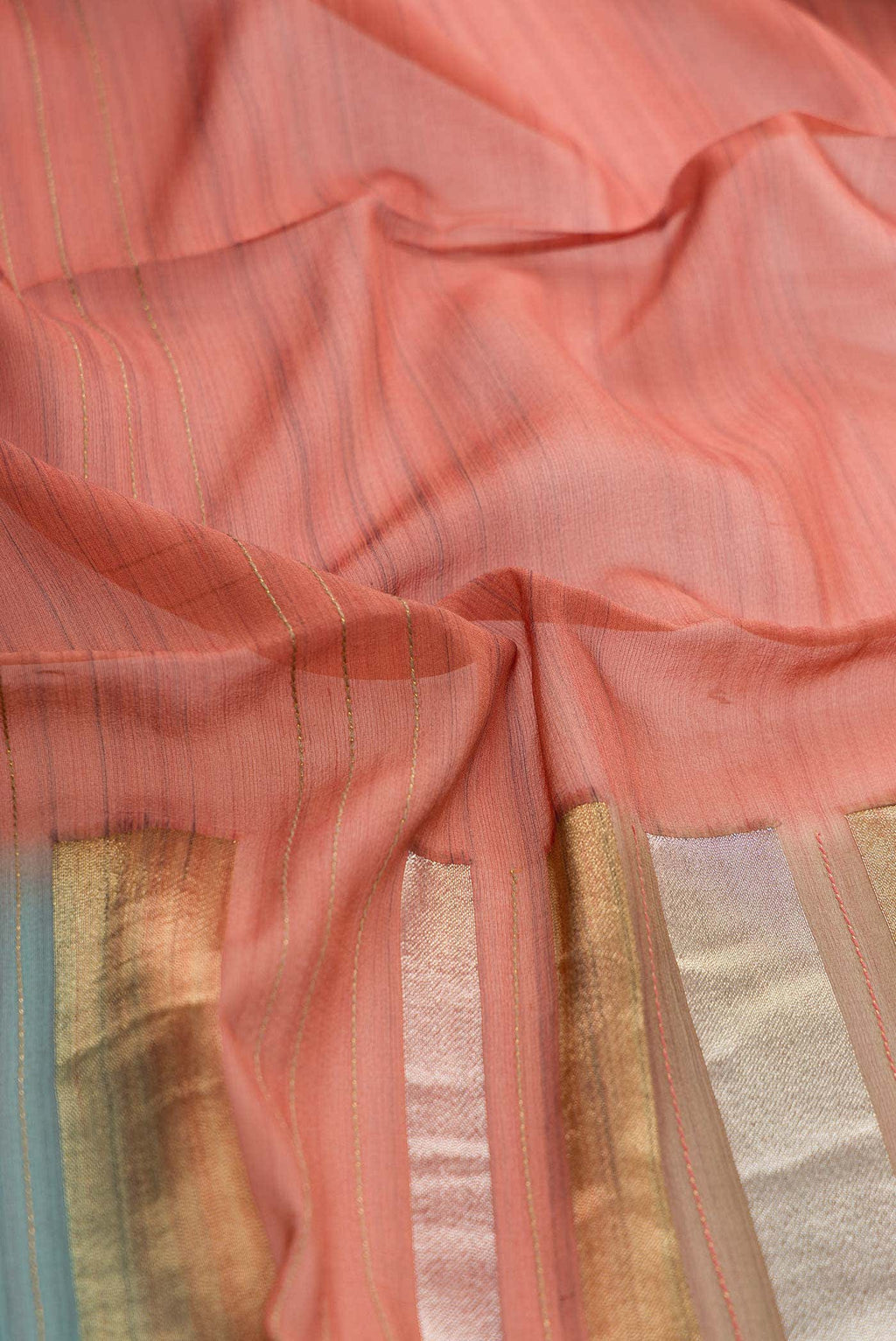 Multi Mysore Georgette Saree