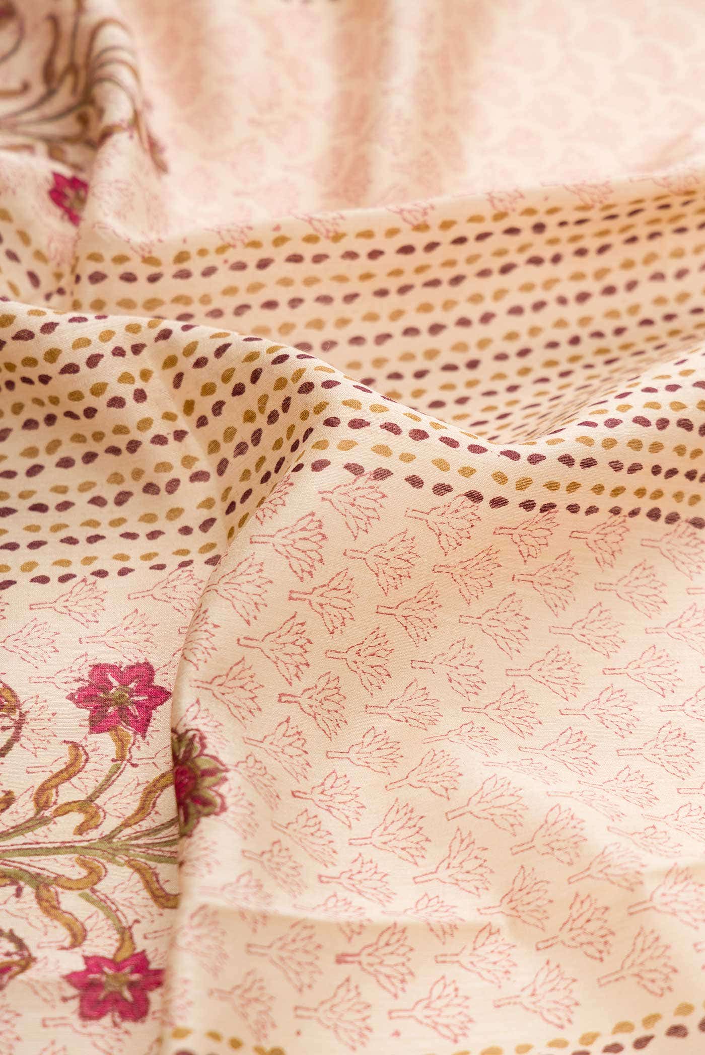 Sandal Tussar Silk Saree
