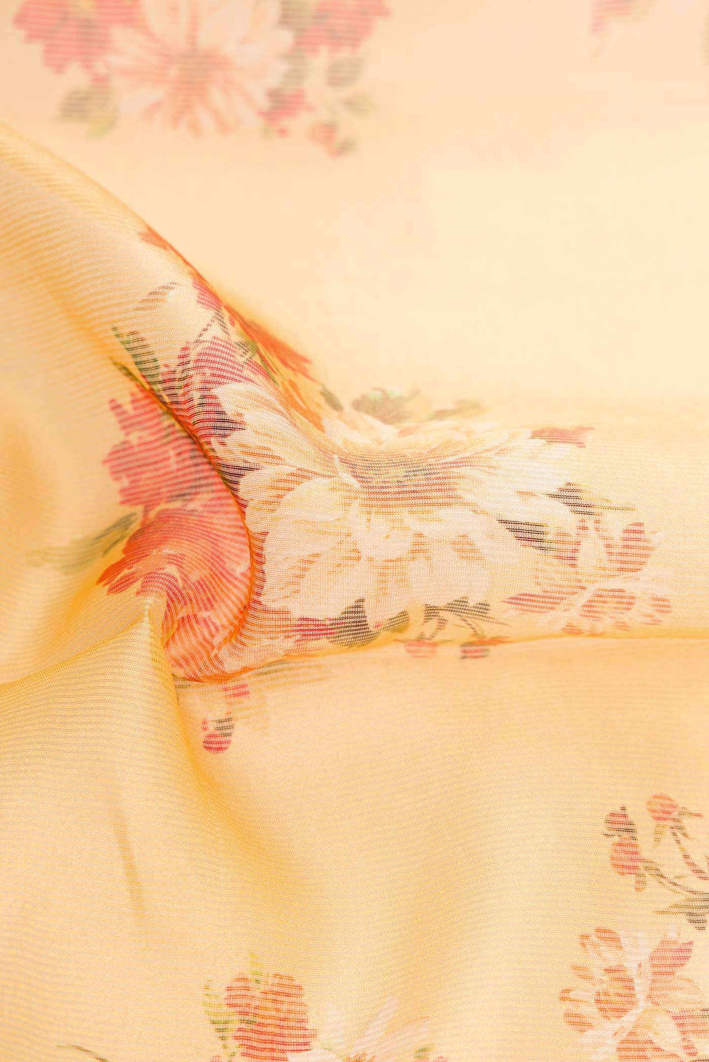 Sandal Tussar Silk Saree