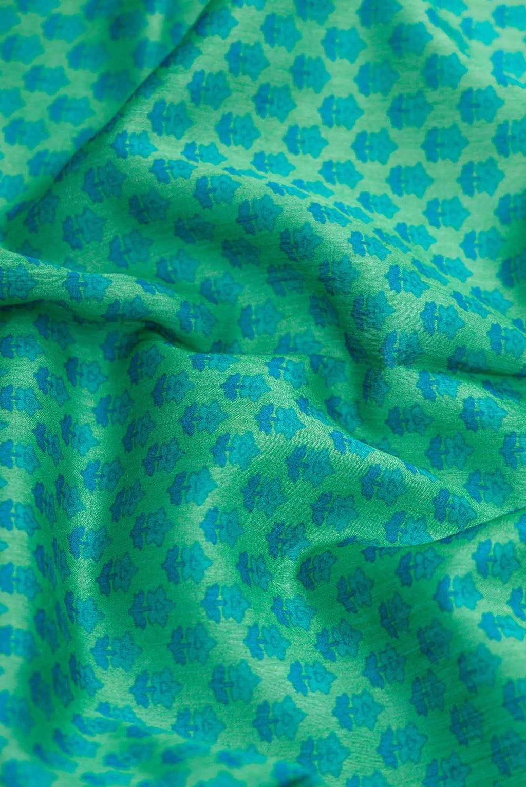 Green Dual Tone Tussar Silk Saree