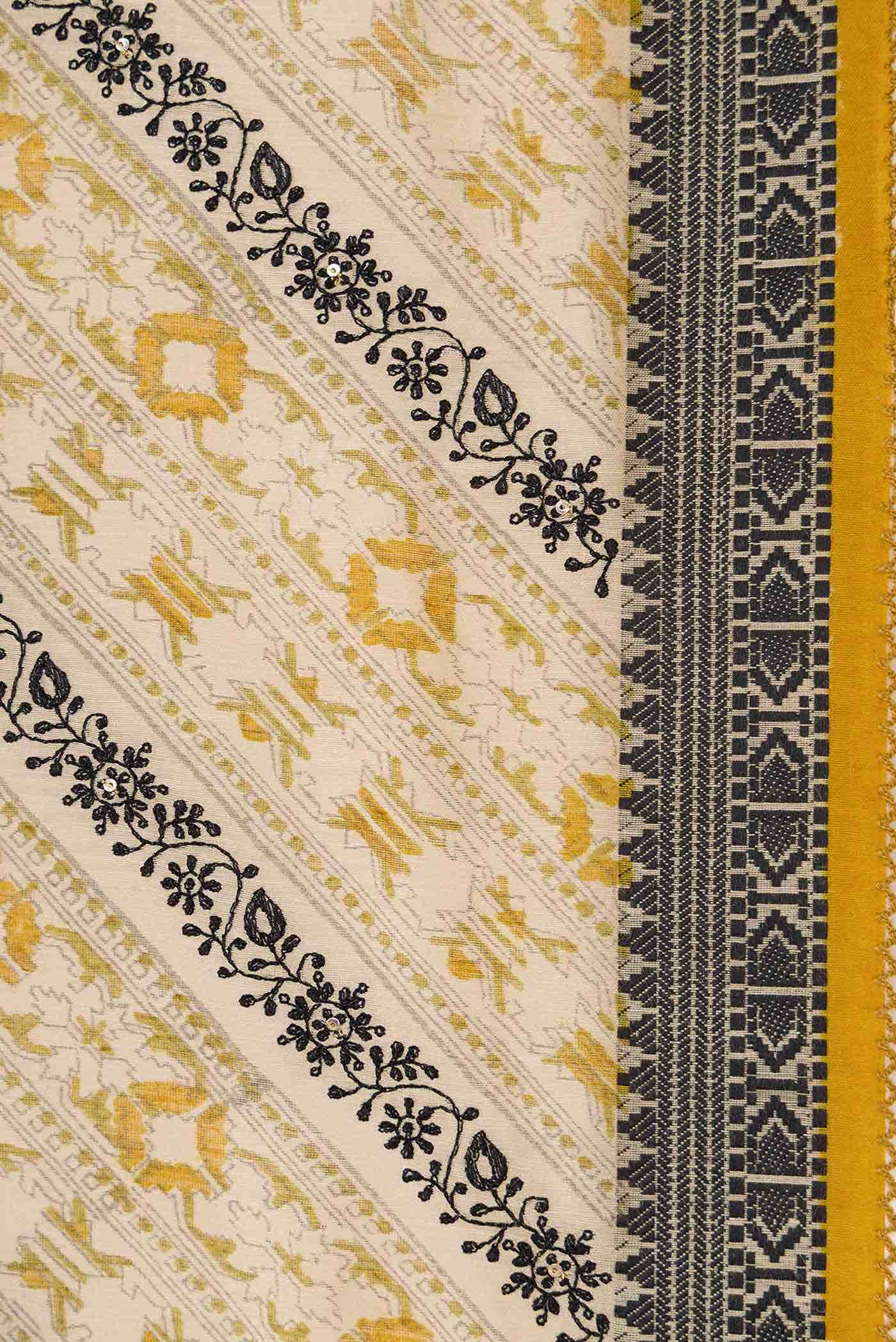 Sandal Chanderi Silk Saree