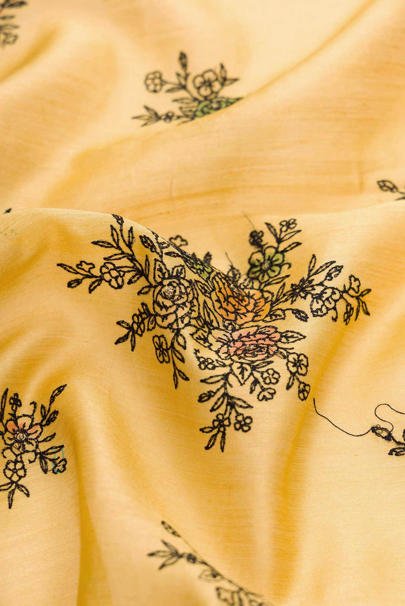 Sandal Tussar Silk Saree
