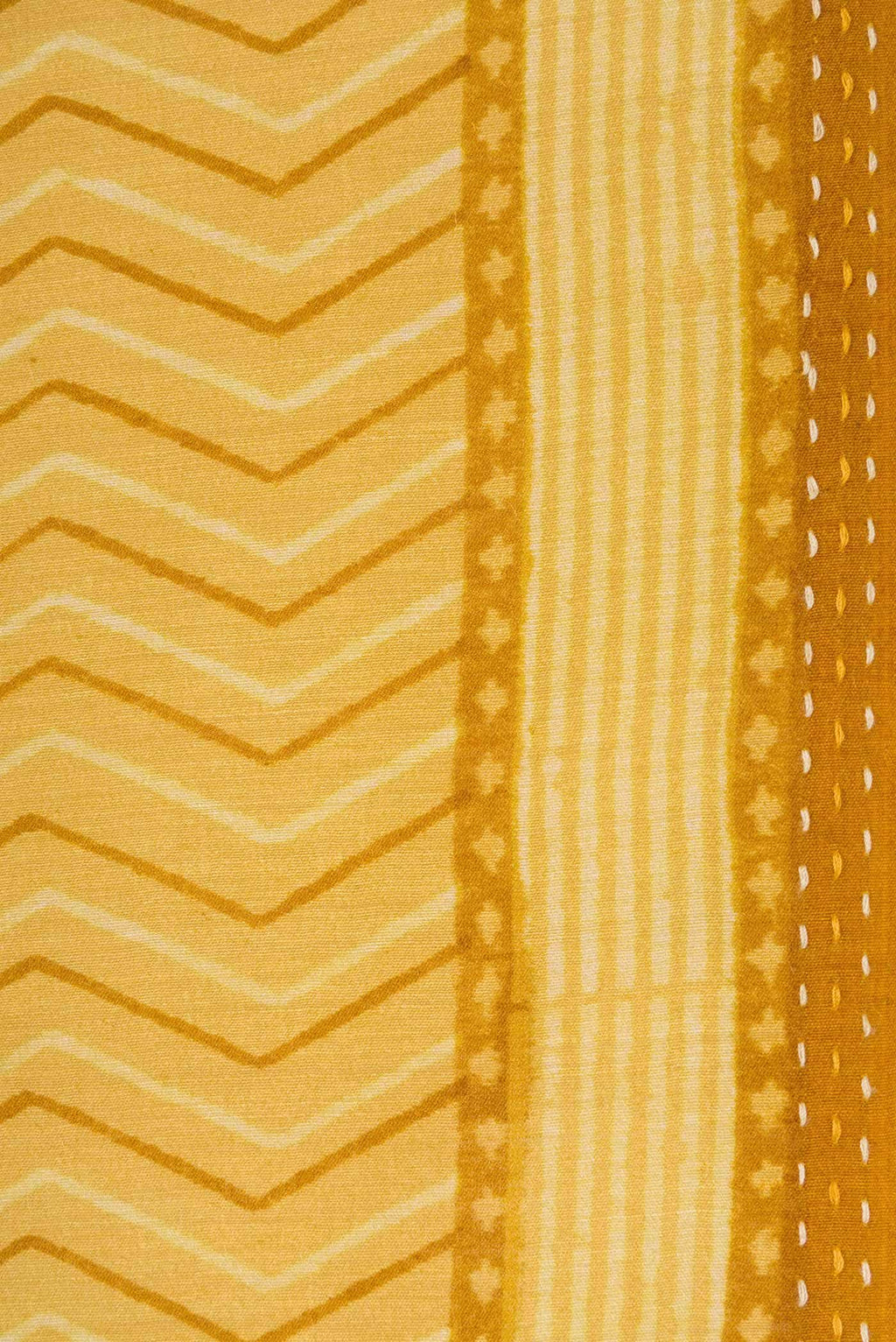 Mustard Dual Tone Tussar Silk Saree