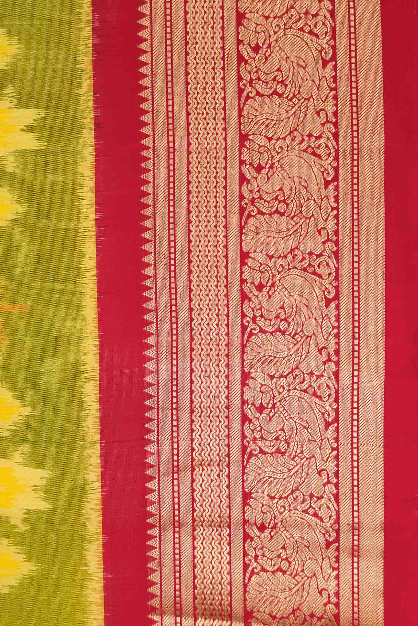 Mehandi Green Soft Silk Saree