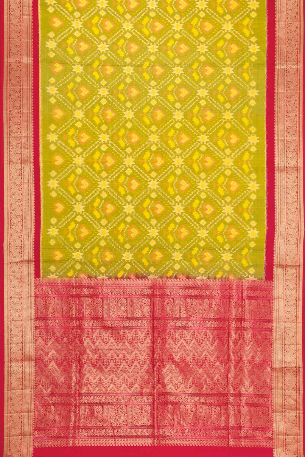 Mehandi Green Soft Silk Saree