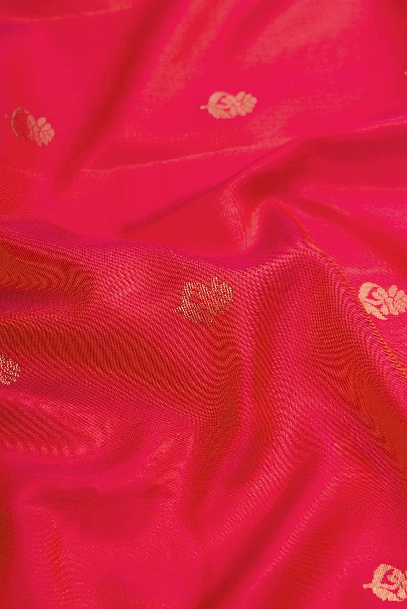 Brick Orange Soft Silk Saree