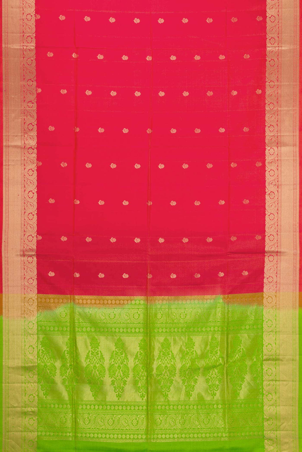 Brick Orange Soft Silk Saree