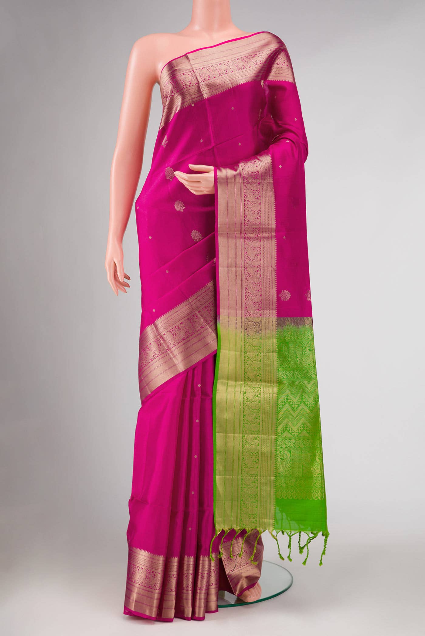 Pink Soft Silk Saree