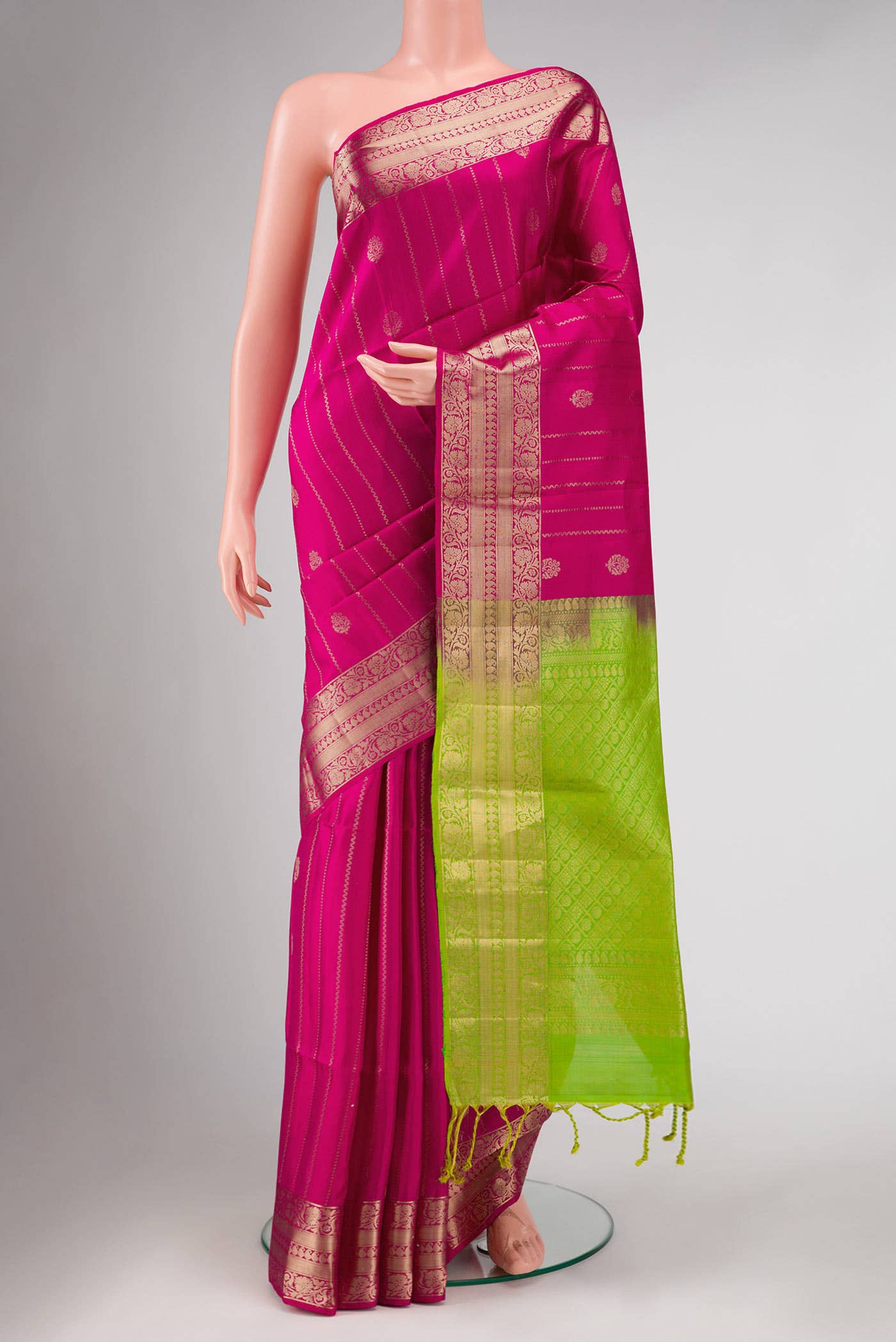 Pink Soft Silk Saree