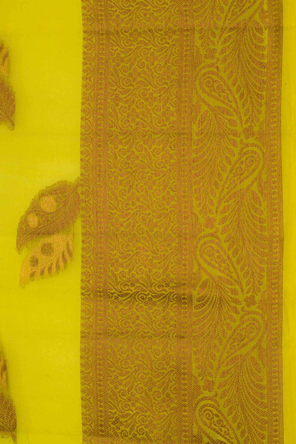 Green Dual Tone Tussar Silk Saree
