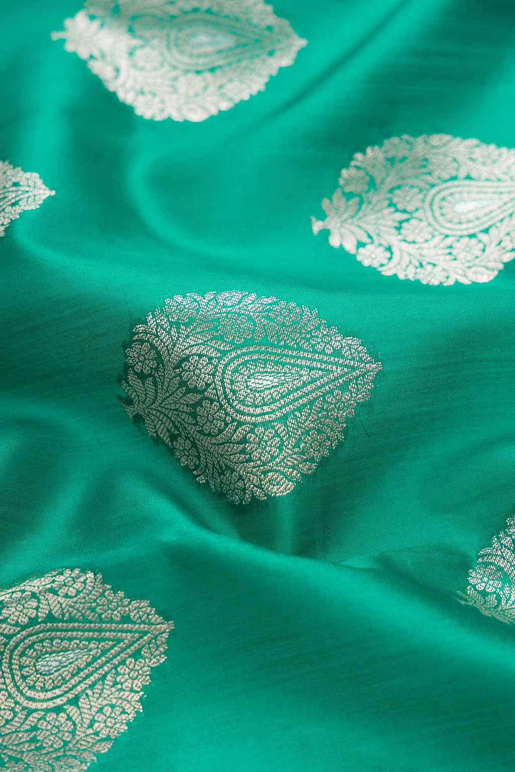 Green Tussar Silk Saree