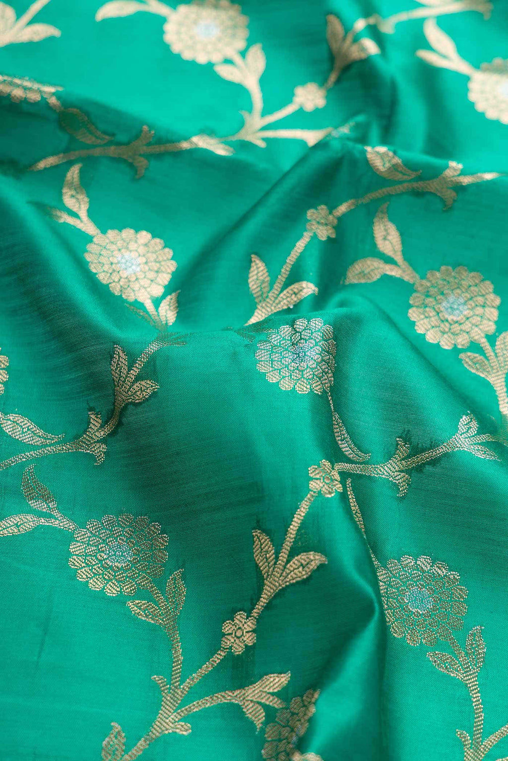 Green Tussar Silk Saree