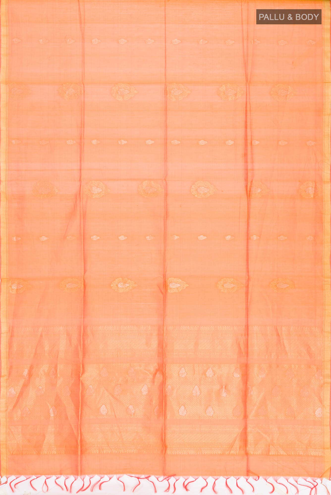 Orange Silk Cotton Saree