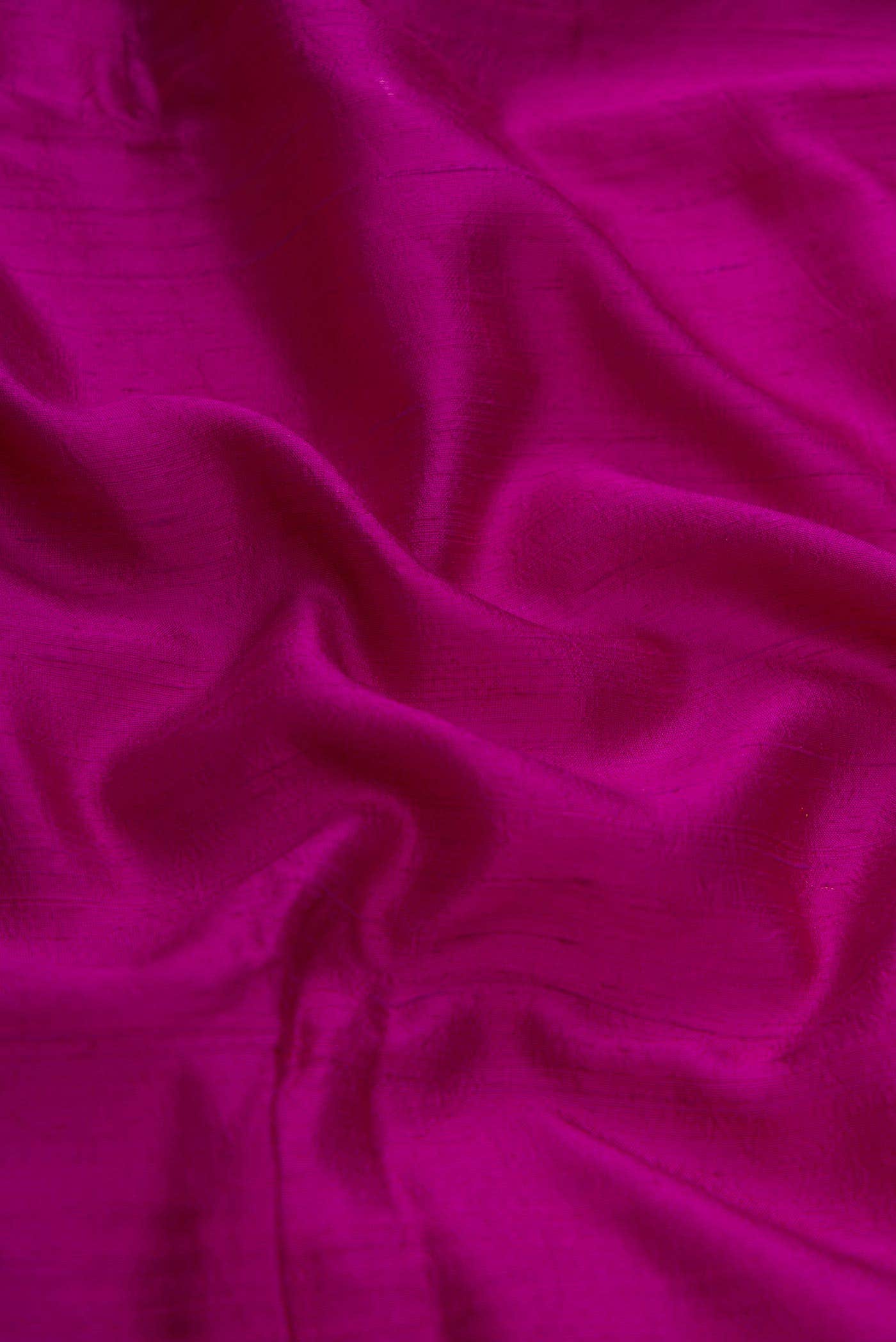 Magenta Dual Tone Raw Silk Saree