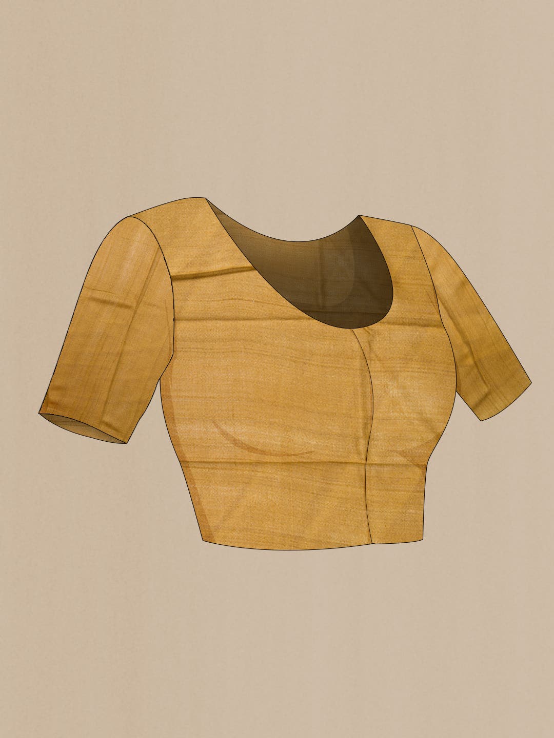 Mustard Organza Silk Saree