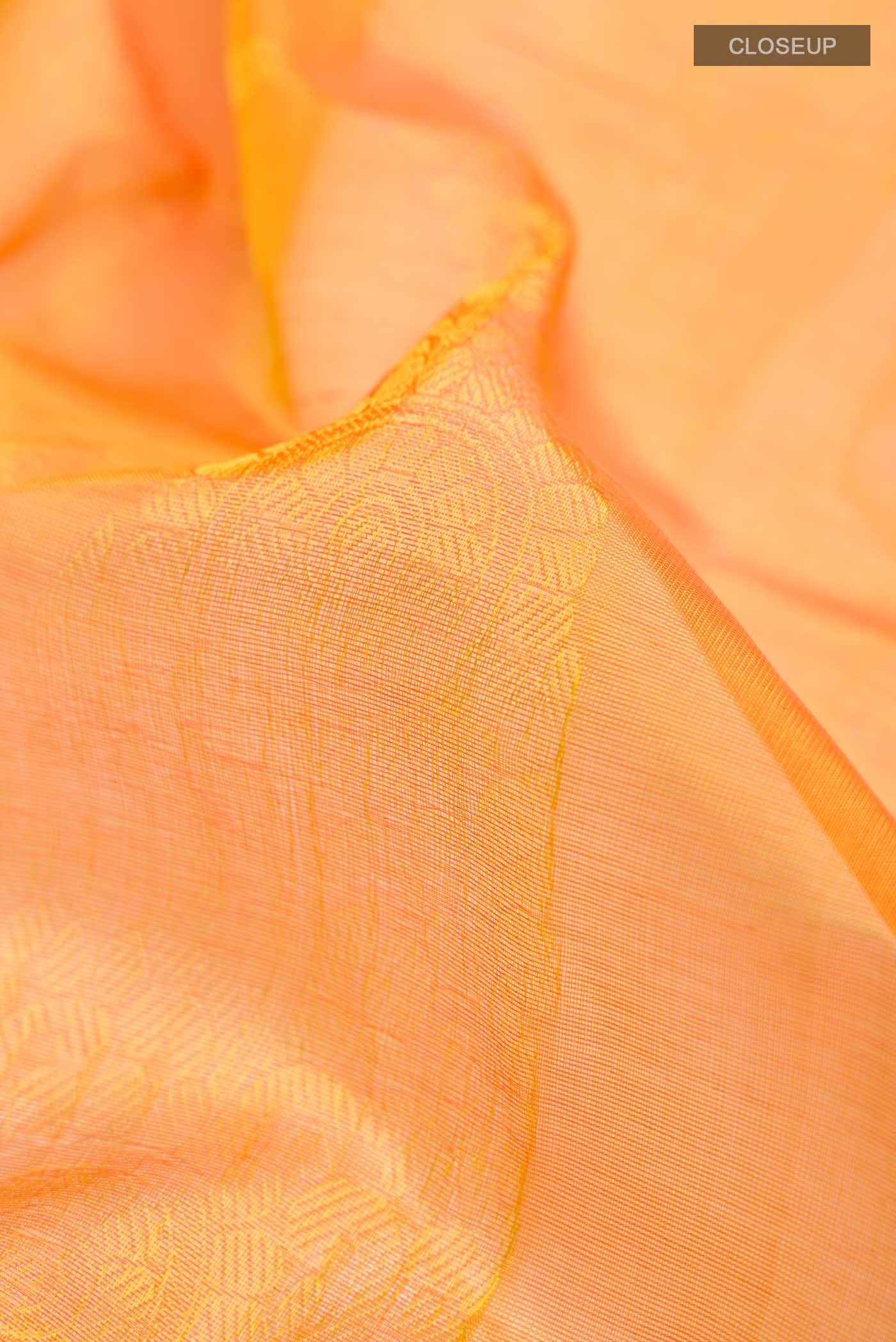 Mustard Silk Cotton Saree