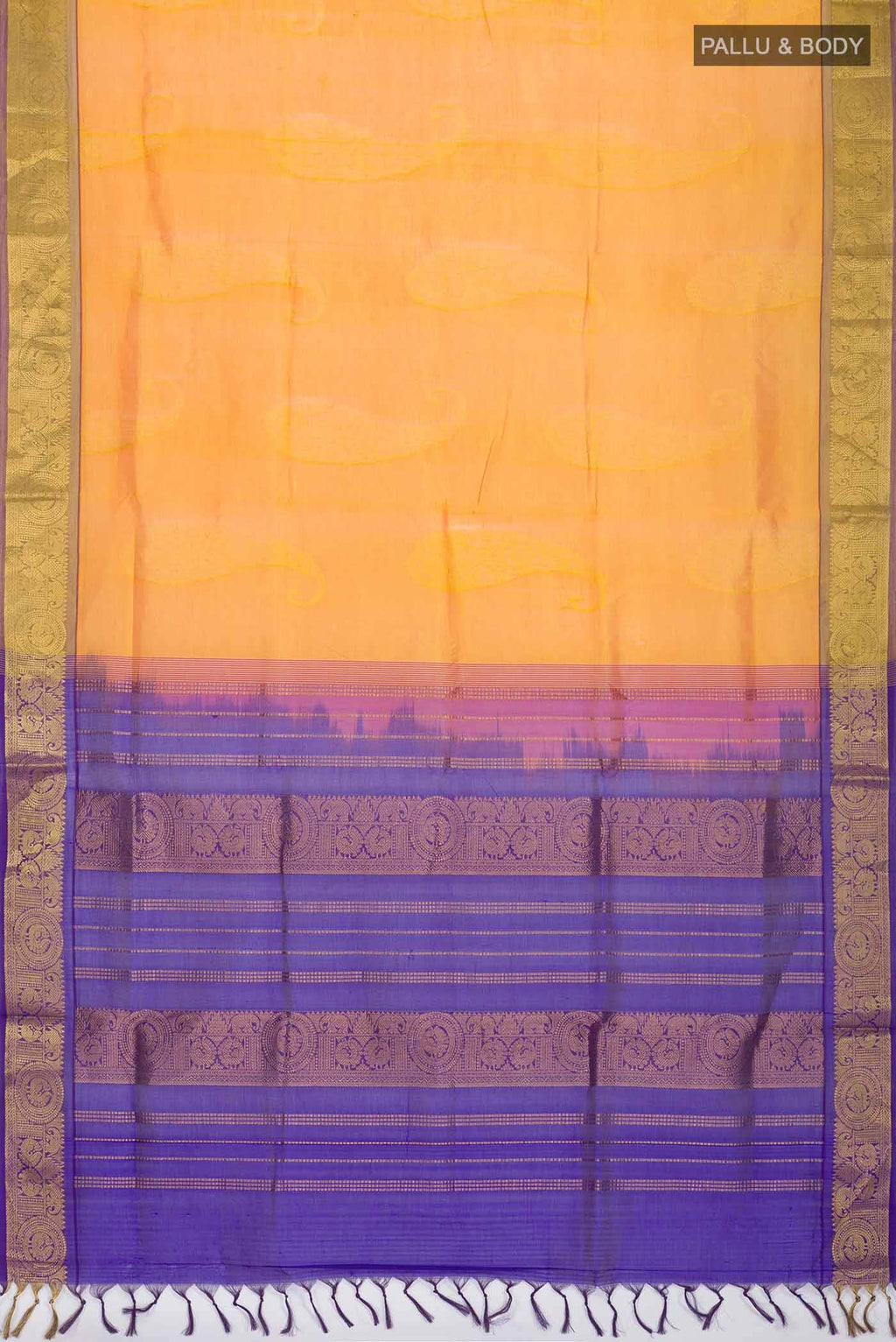 Mustard Silk Cotton Saree