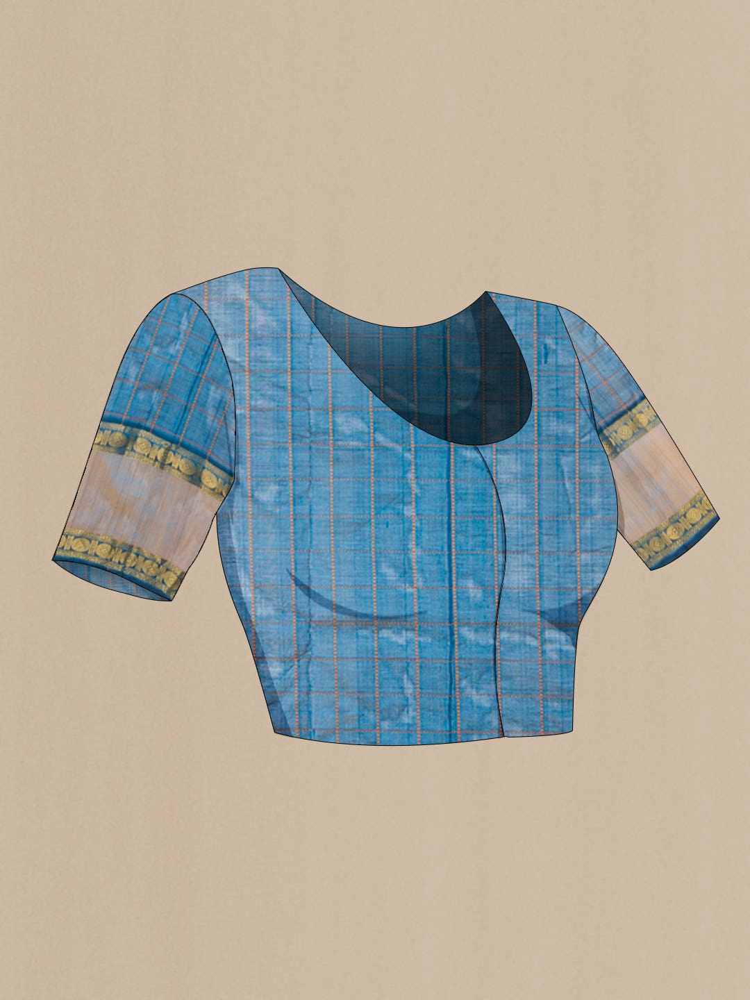 Blue Silk Cotton Saree