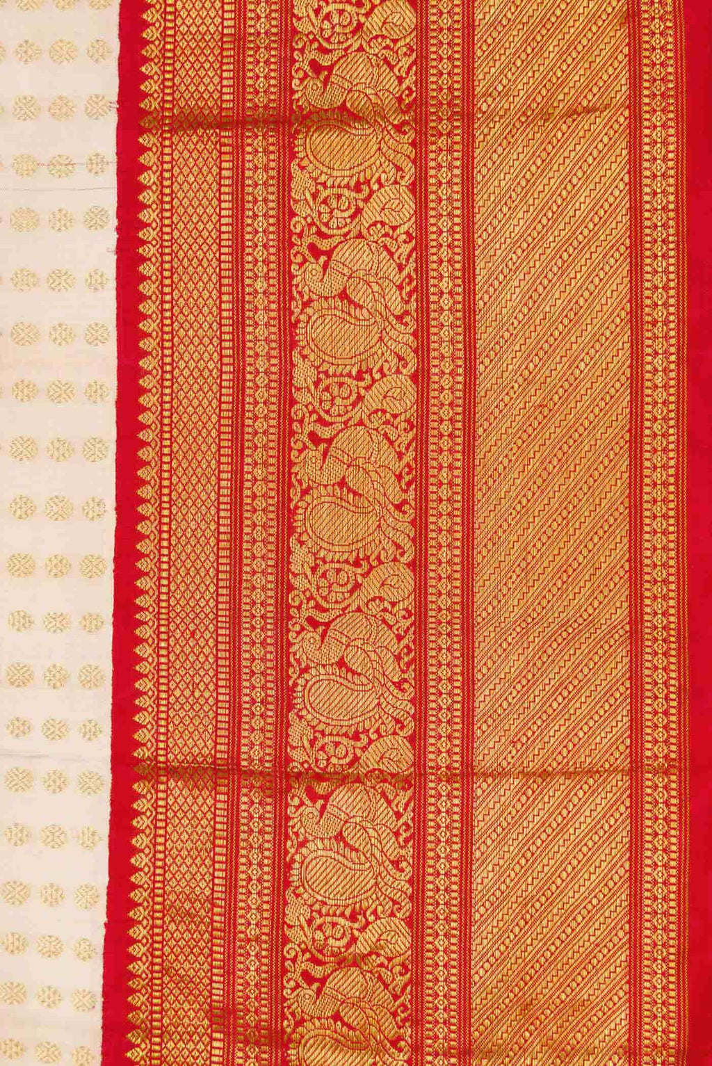 Sandal Dual Tone Kanchipuram Silk Saree