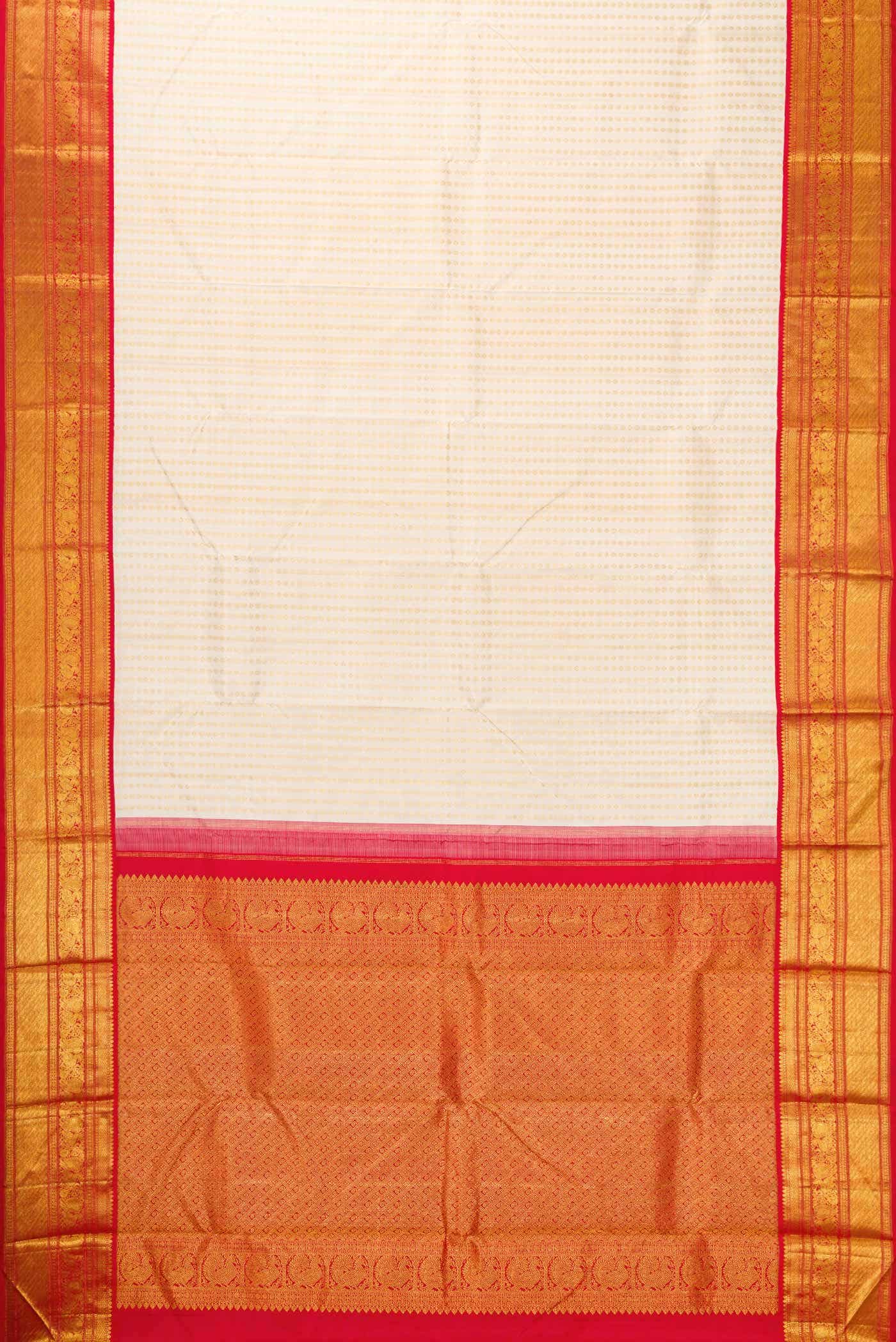 Sandal Dual Tone Kanchipuram Silk Saree