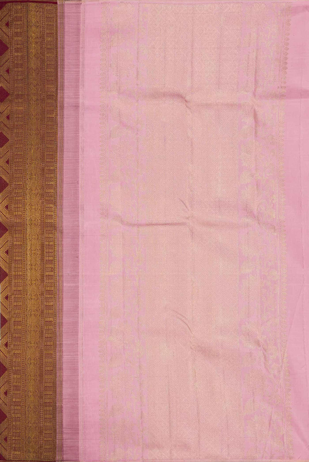 Maroon Kanchipuram Silk Saree