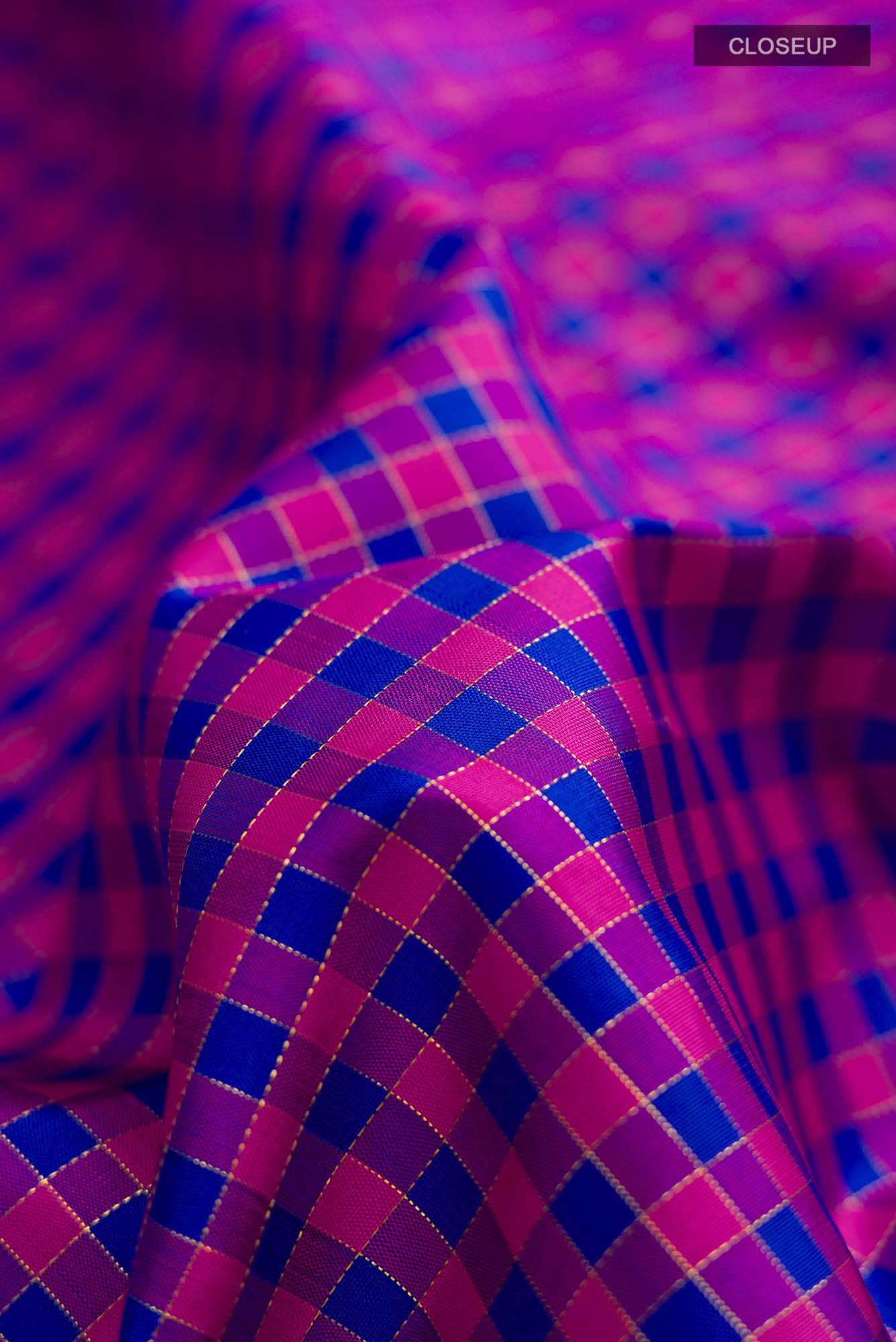Multi Kanchipuram Silk Saree