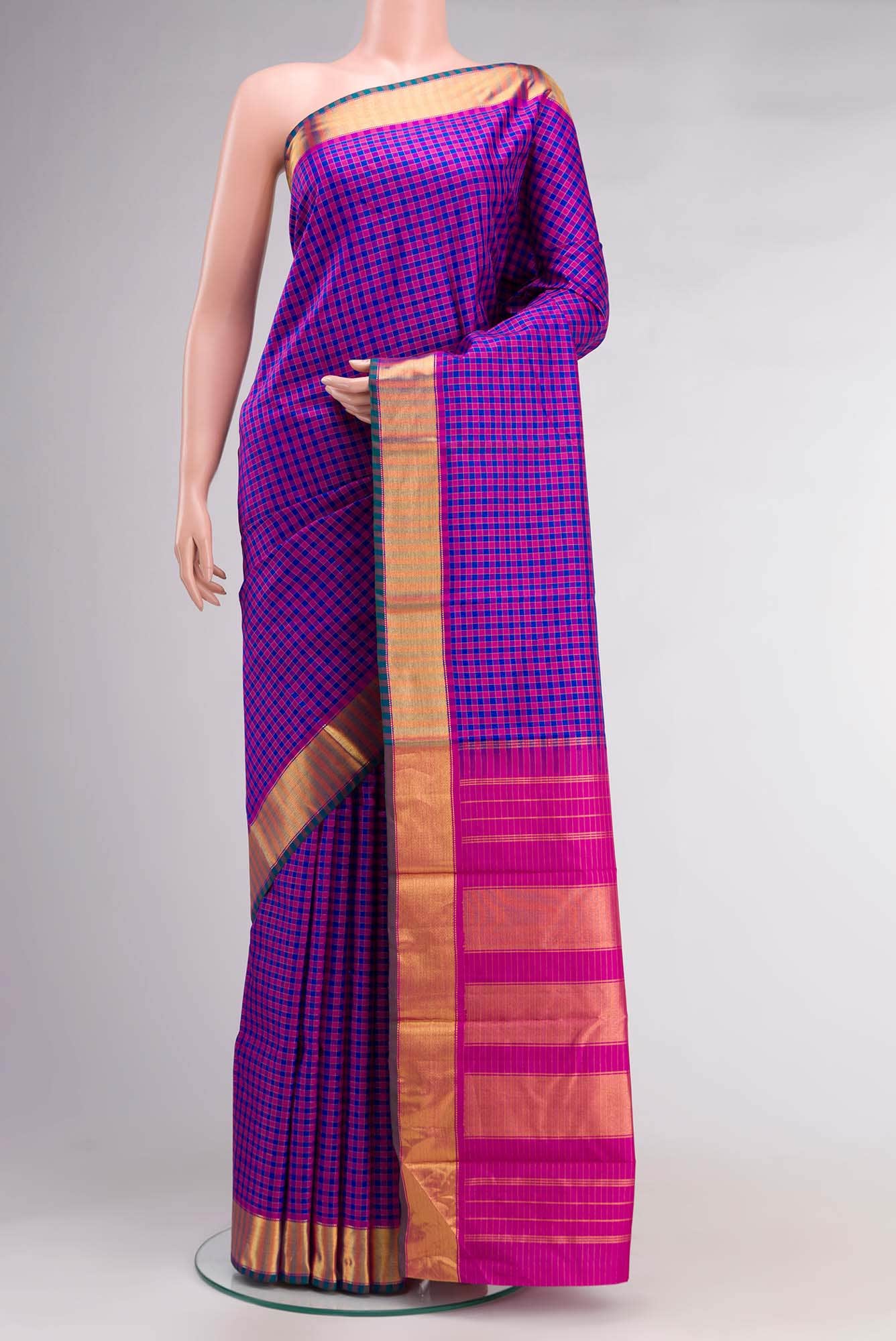 Multi Kanchipuram Silk Saree