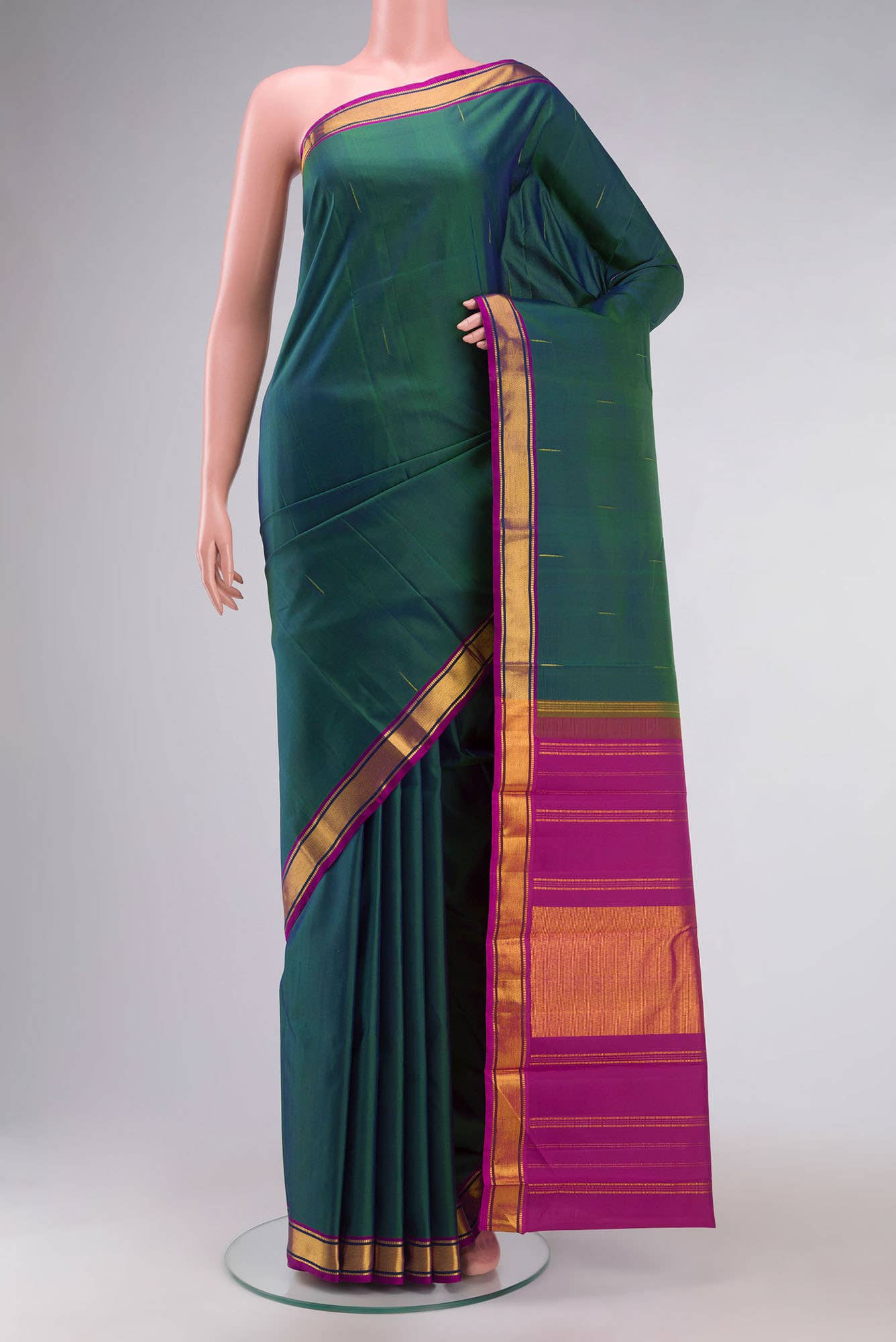Green Kanchipuram Silk Saree