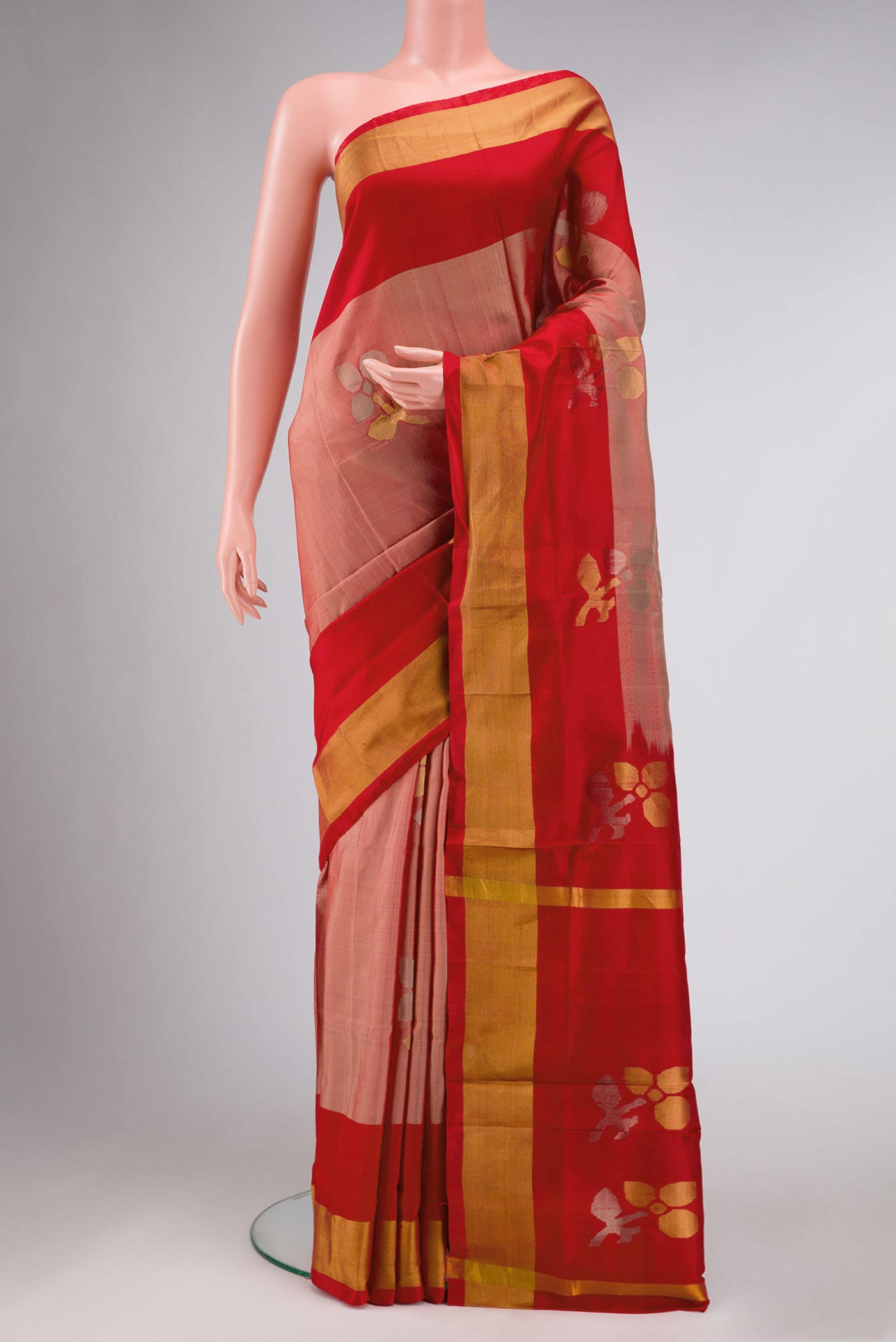 Maroon Uppada Silk Saree